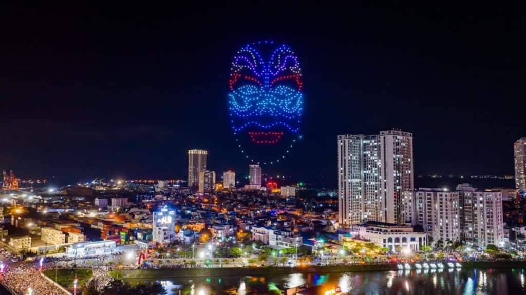 500 drone “thắp sáng” vùng trời Bình Định