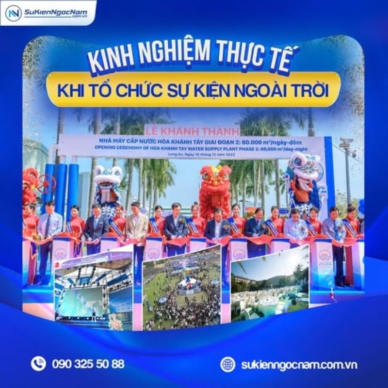 địa điểm tổ chức sự kiện ngoài trời