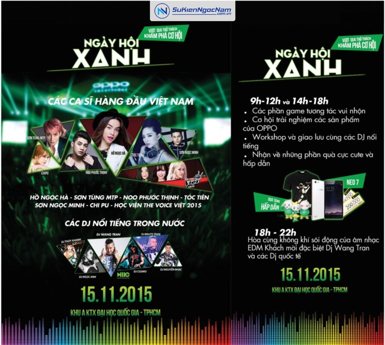 thiết kế poster sự kiện ngoài trời