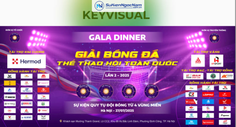 Gala Dinner giải bóng đá thể thao hội toàn quốc
