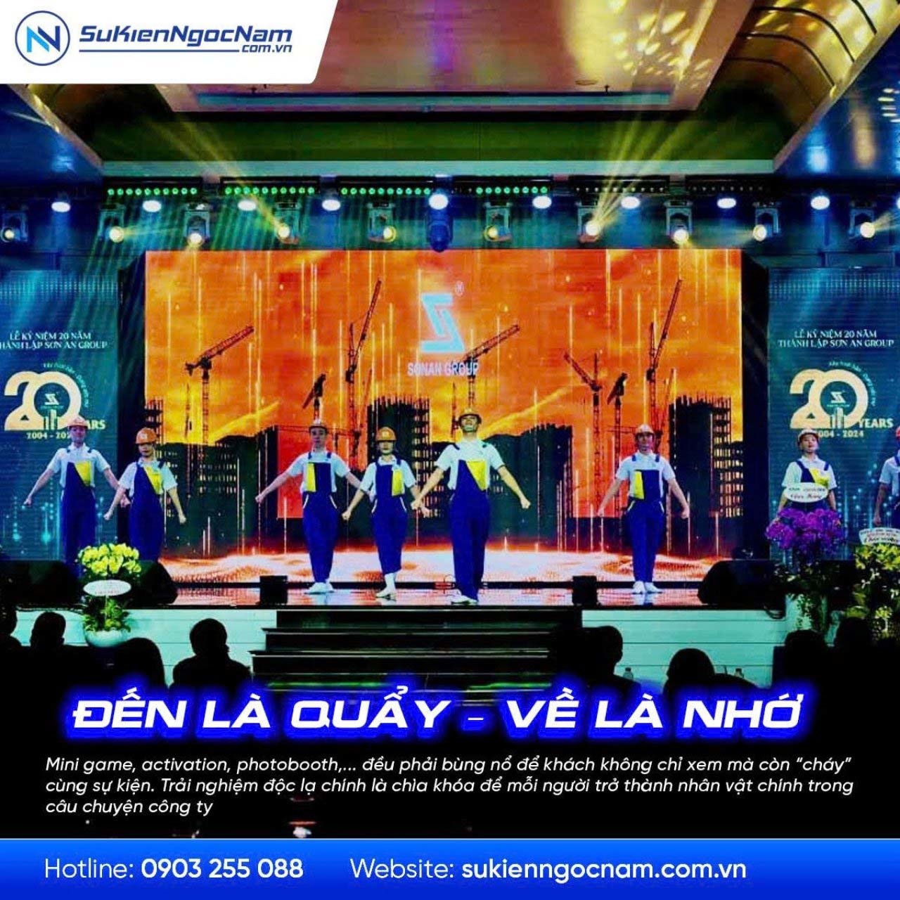 tổ chức sự kiện kỷ niệm thành lập công ty