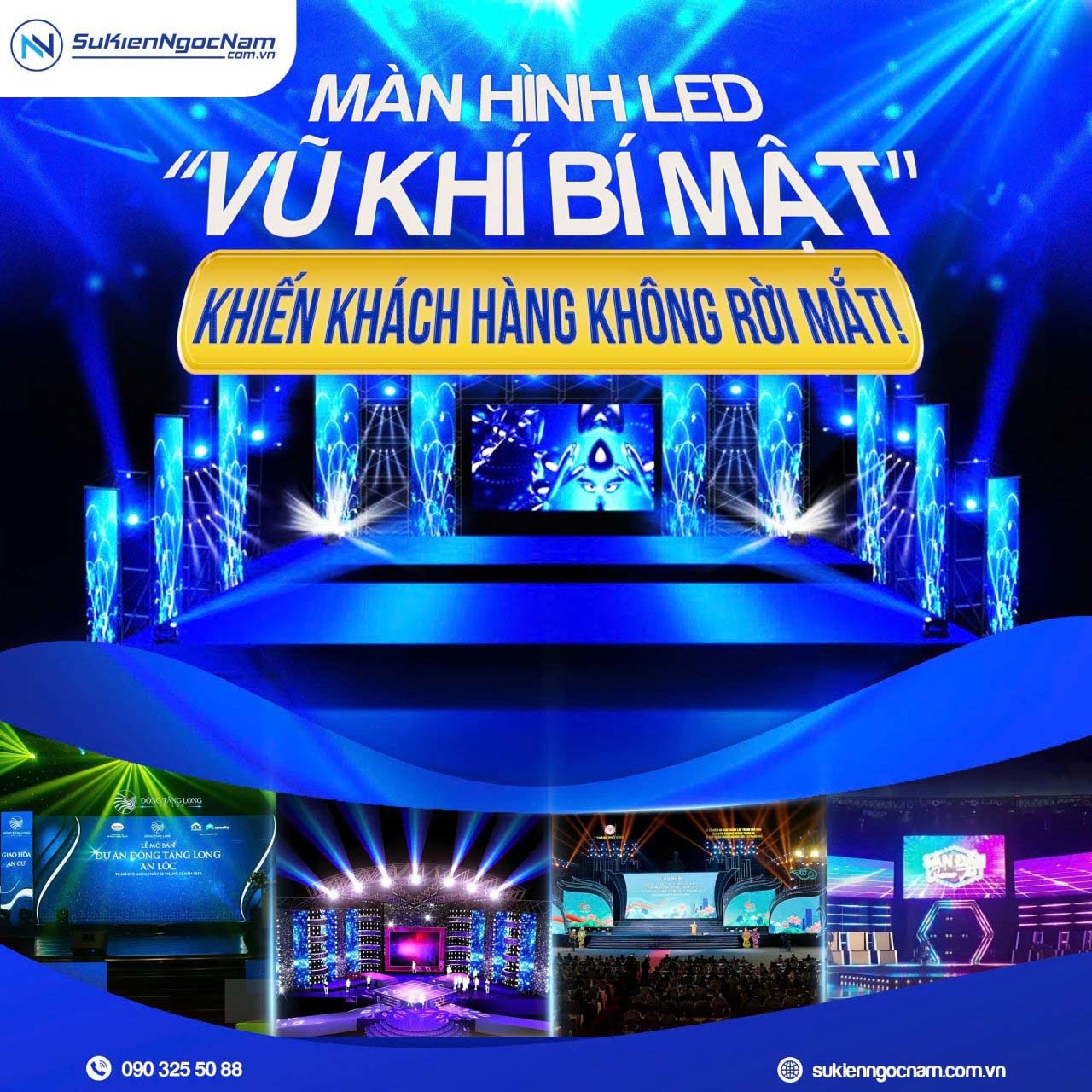 Màn hình LED trượt ứng dụng trong sự kiện