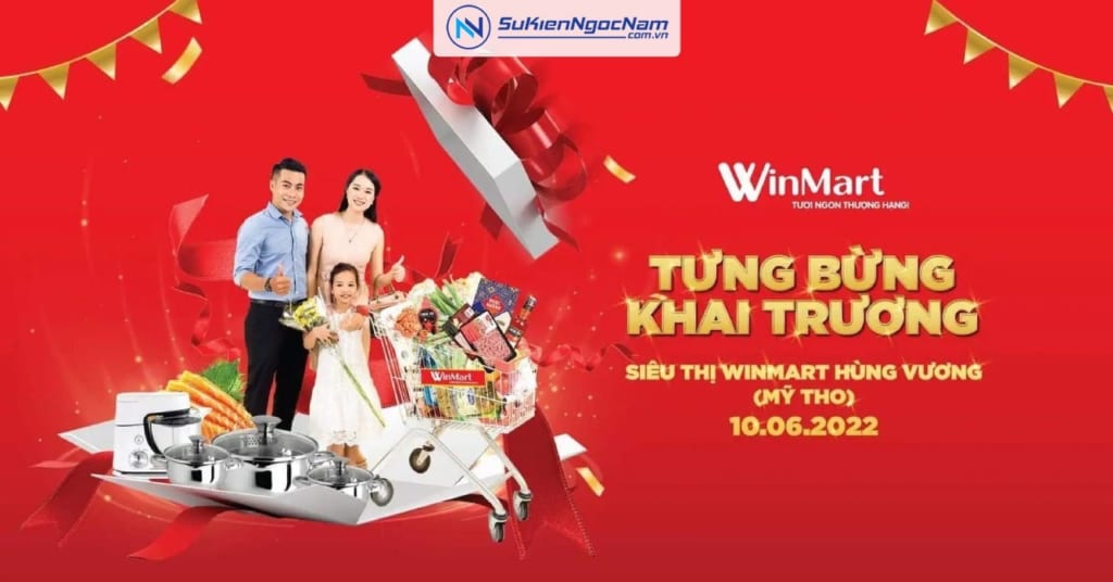 Thiết kế poster khai trương cửa hàng chuyên nghiệp, ấn tượng cùng Ngọc Nam Event
