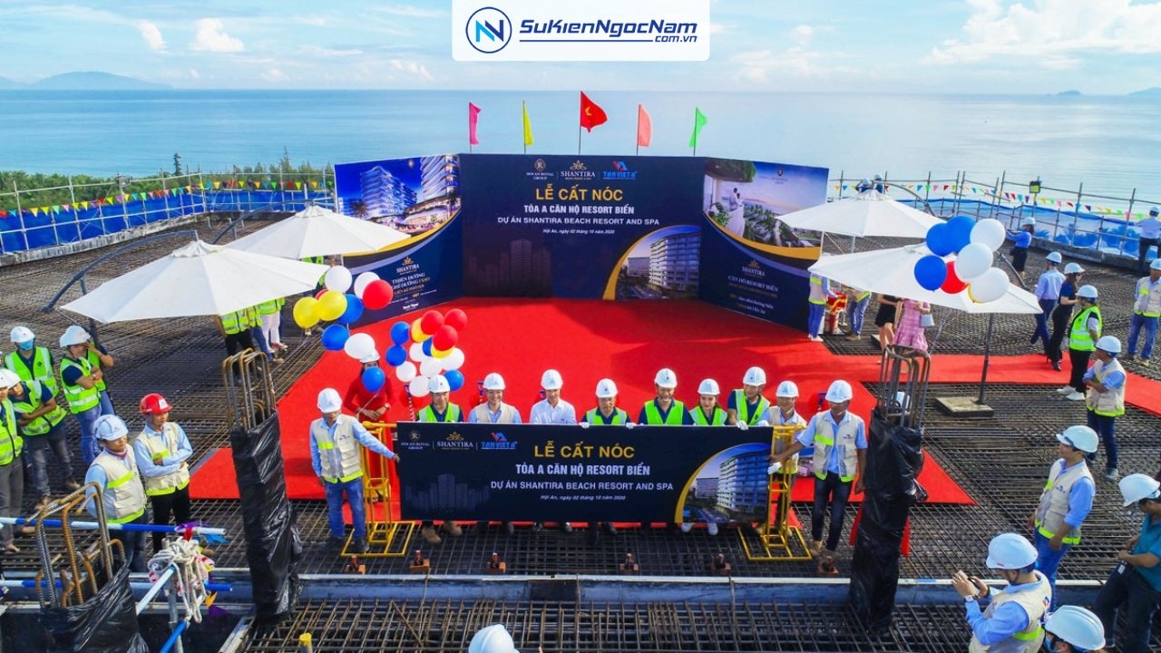 tổ chức sự kiện lễ cất nóc
