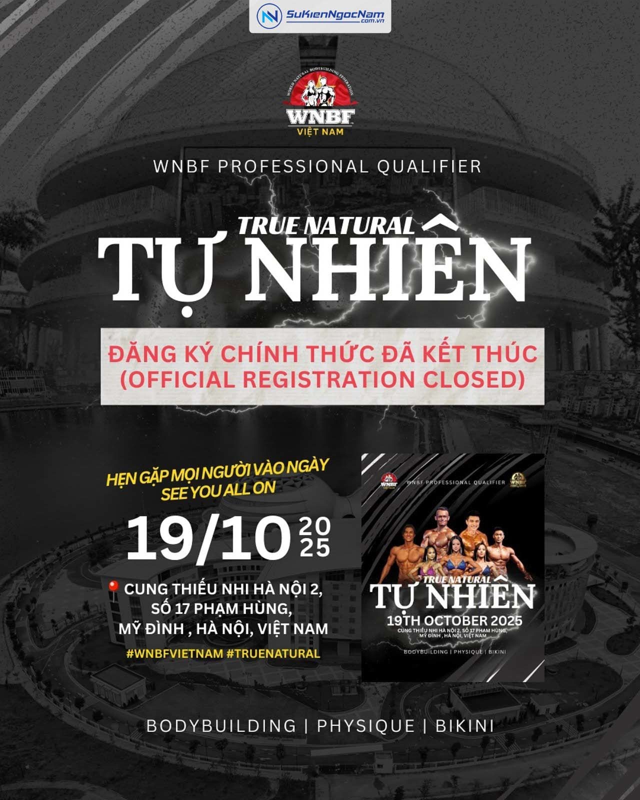 tổ chức sự kiện Workshop WNBF Vietnam 2025