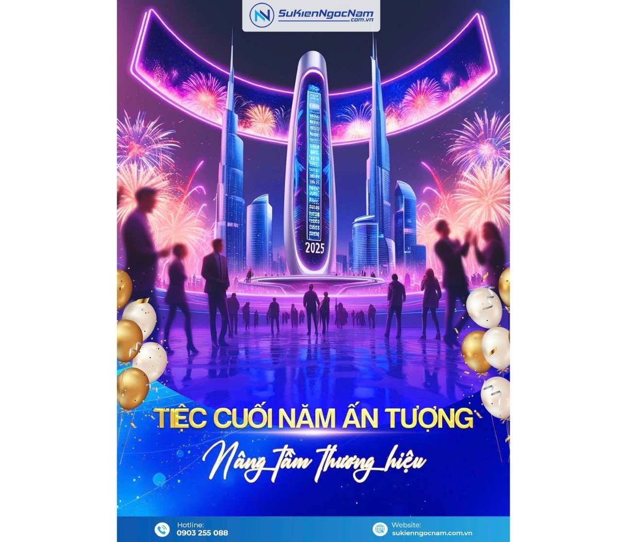 tổ chức sự kiện tiệc cuối năm