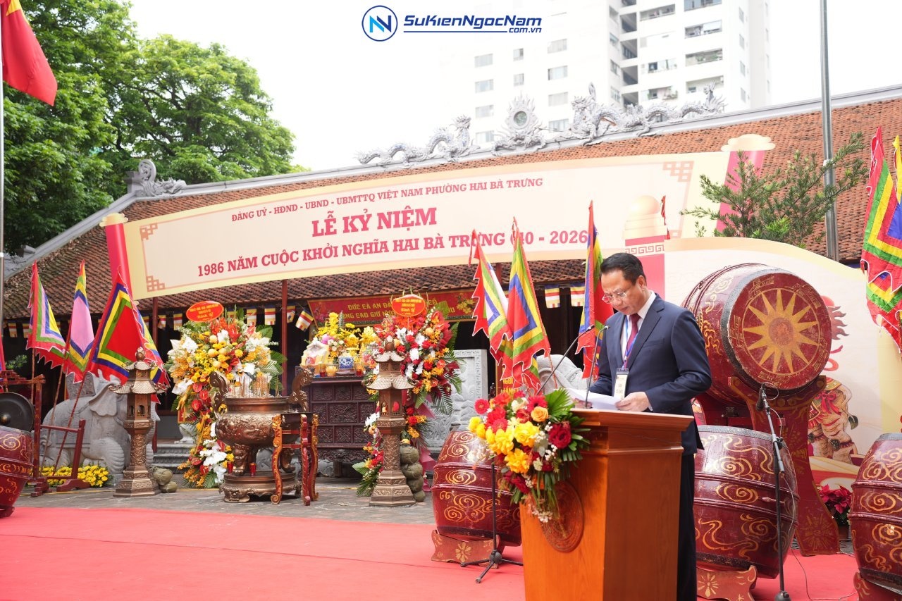 Tổ chức lễ kỷ niệm 1986 năm cuộc khởi nghĩa Hai Bà Trưng (40-2026)