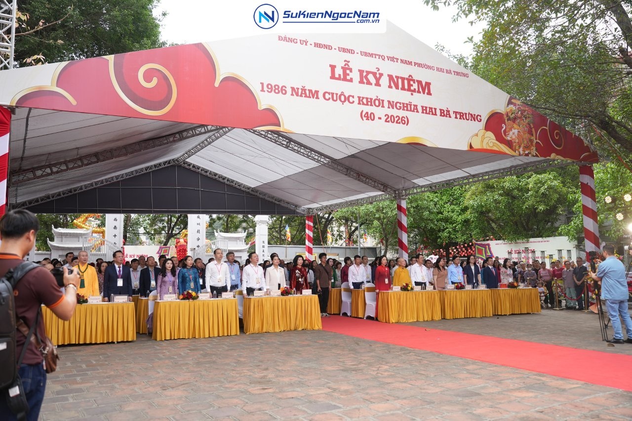 Tổ chức lễ kỷ niệm 1986 năm cuộc khởi nghĩa Hai Bà Trưng (40-2026)