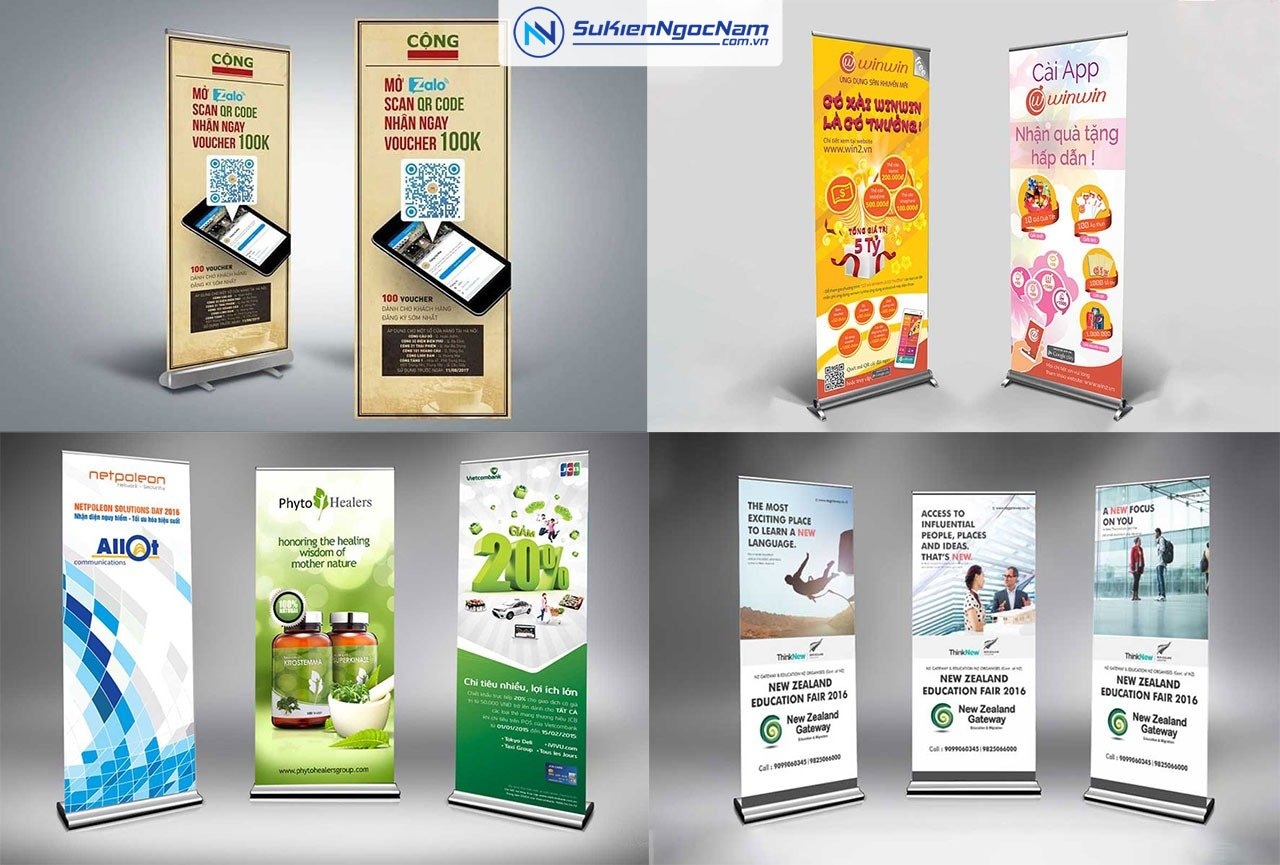 thiết kế Standee sự kiện