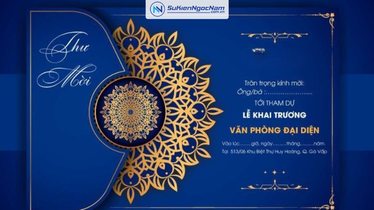 Thiết kế thư mời Online Offline sự kiện