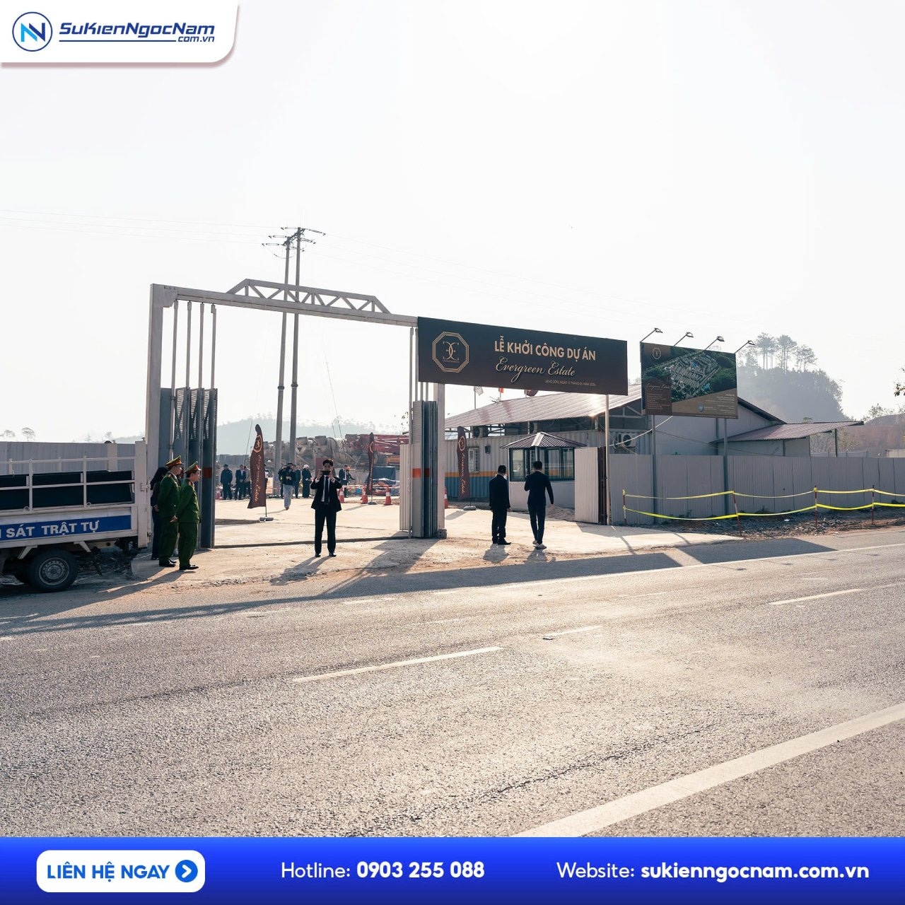 tổ chức sự kiện khởi công động thổ nhà máy