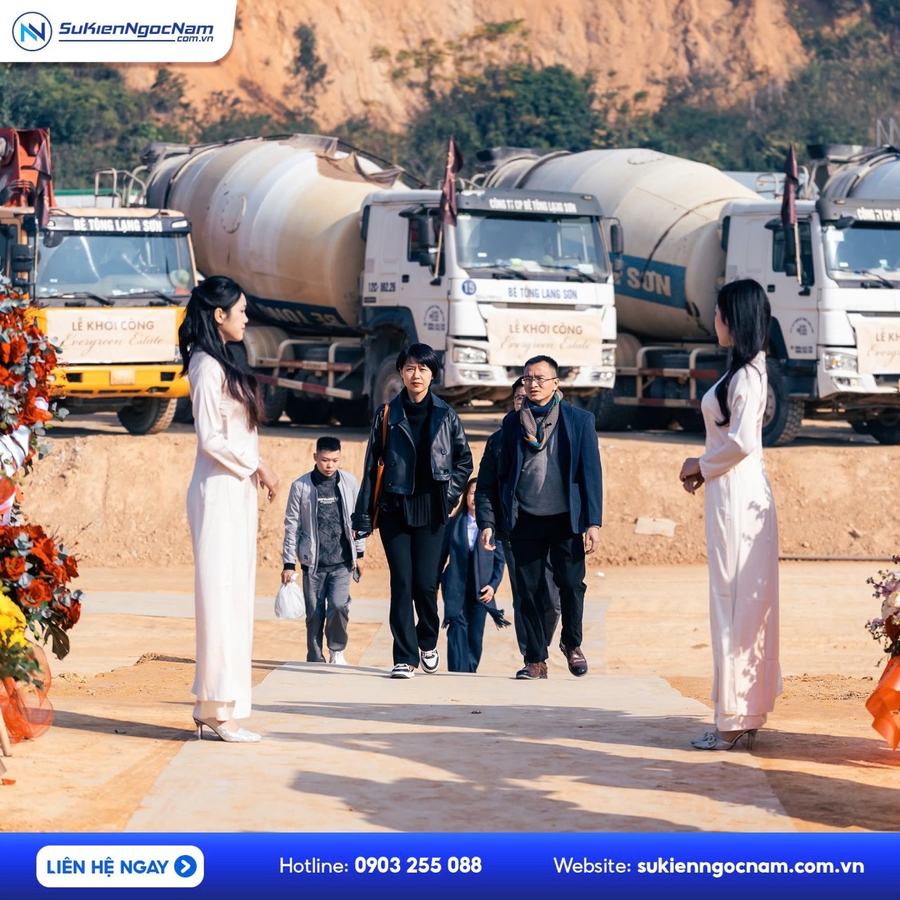 tổ chức sự kiện khởi công động thổ nhà máy