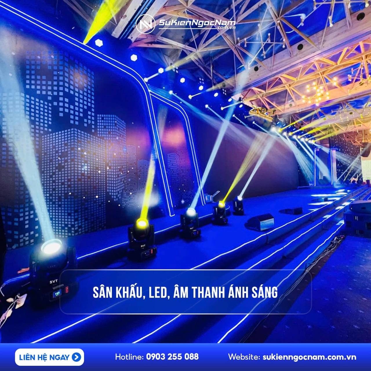 thiết kế layout và sân khấu chuyên nghiệp