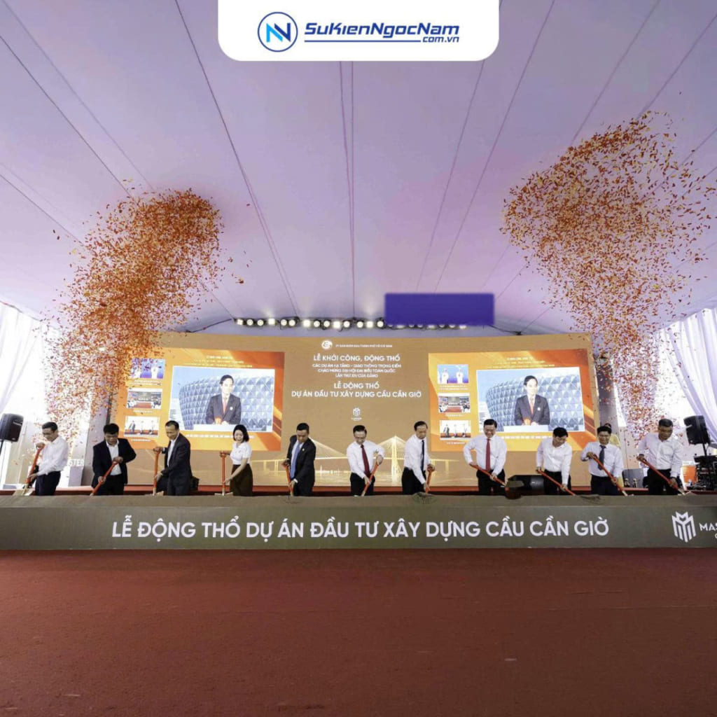 tổ chức lễ khởi công chuyên nghiệp