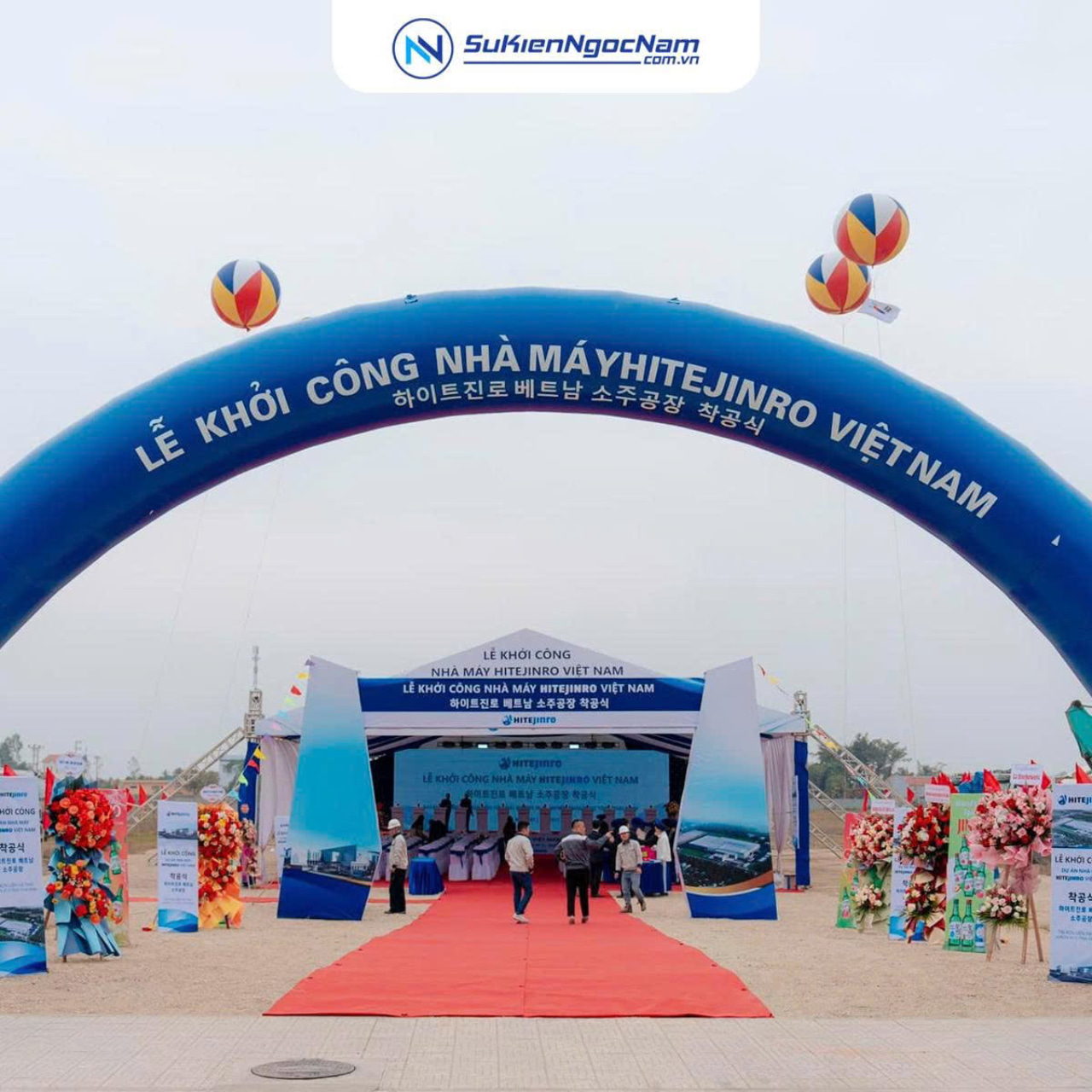 tổ chức lễ khởi công chuyên nghiệp