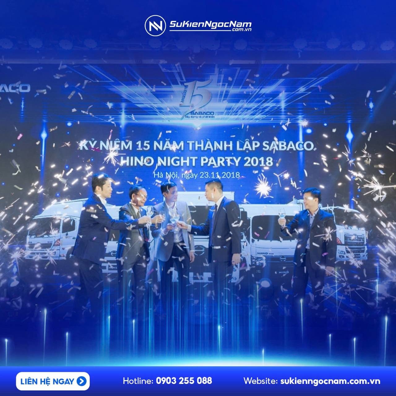 Tổ chức lễ kỷ niệm thành lập công ty chuyên nghiệp