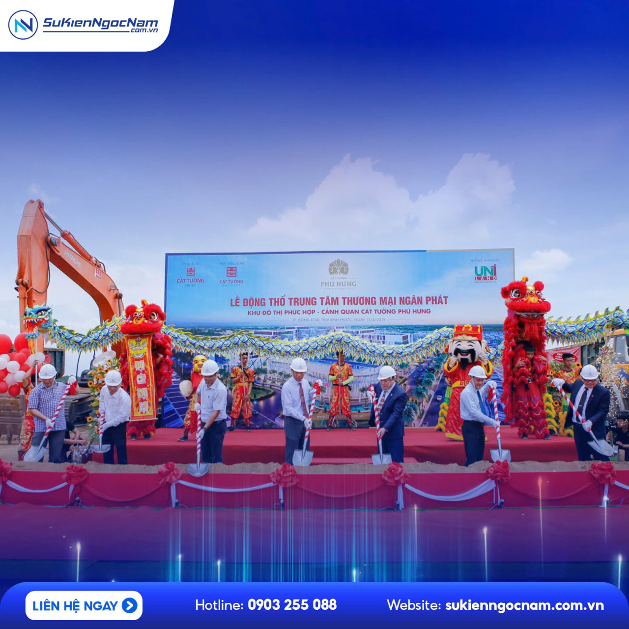 lễ động thổ khu công nghiệp