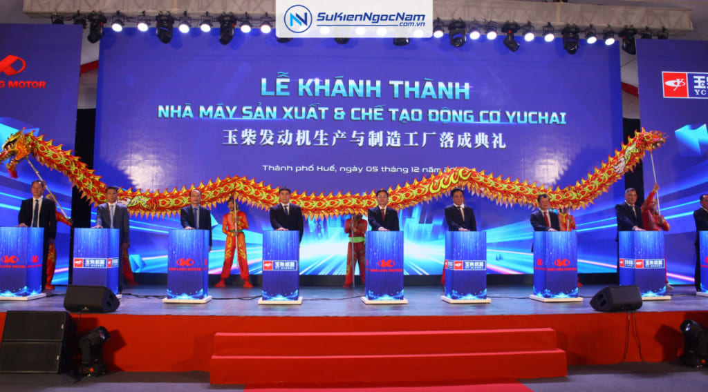 Tổ chức lễ khánh thành nhà máy