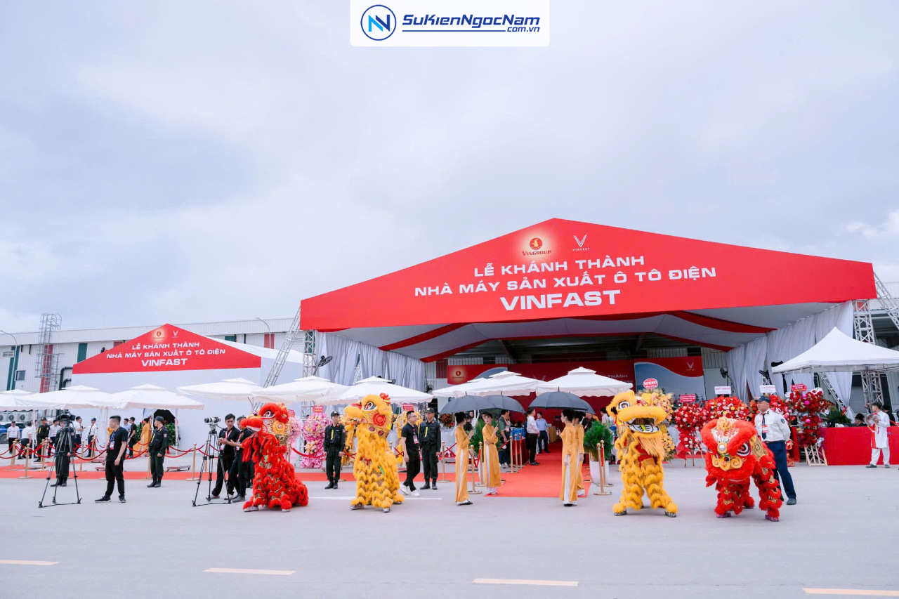 Tổ chức lễ khánh thành nhà máy