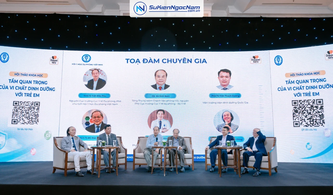 Hội thảo khoa học về tầm quan trọng của vi chất dinh dưỡng với trẻ em do Doppel Herz tổ chức