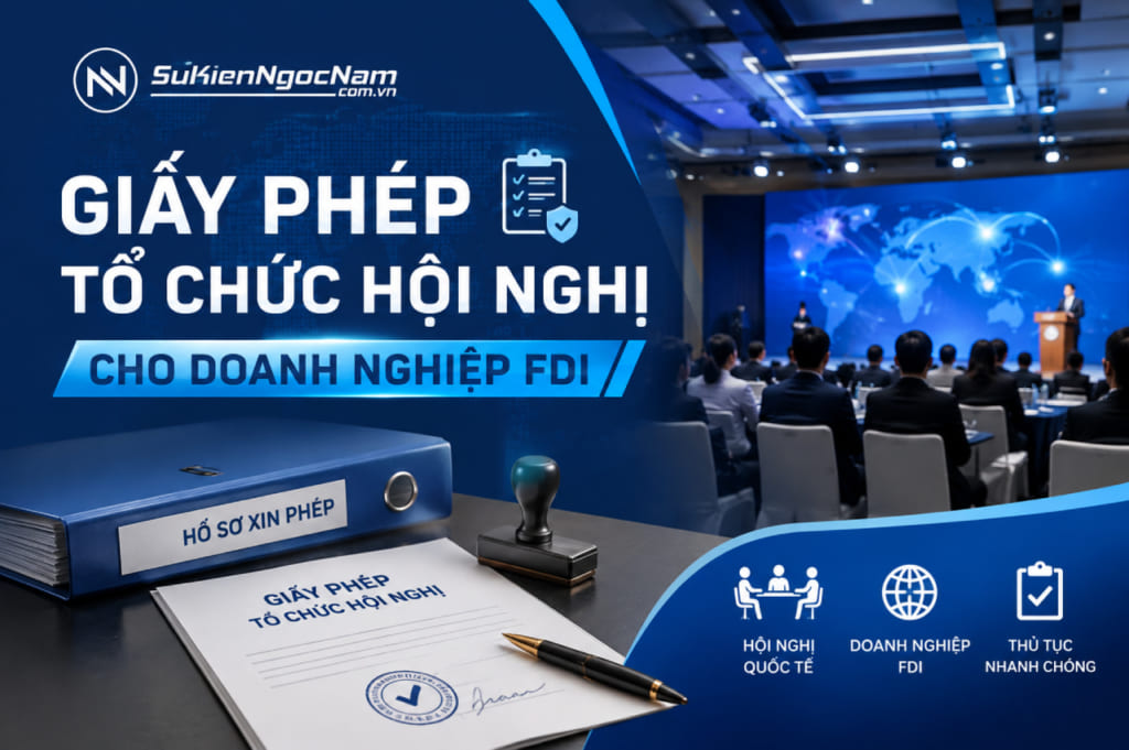 Dịch vụ xin giấy phép tổ chức hội nghị cho doanh nghiệp FDI