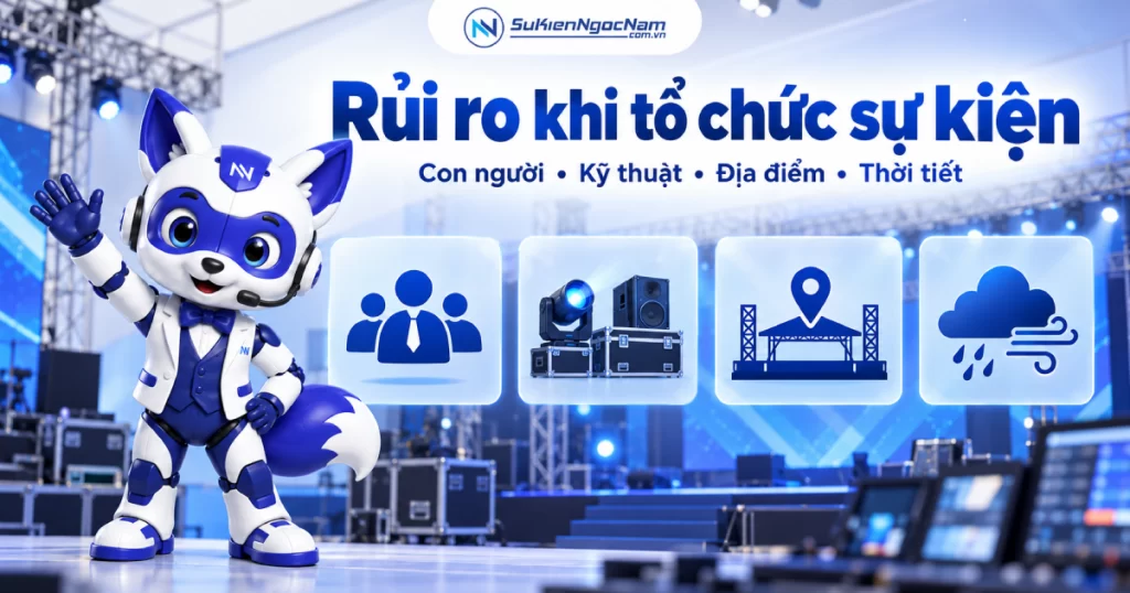 Rui Ro Khi To Chuc Su Kien Phan Loai Theo Con Nguoi Ky Thuat Dia Diem Va Thoi Tiet